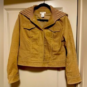 j.crew corduroy jacket with sweater collar